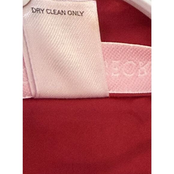 Victoria's Secret Red Silk Satin Black Velvet Long Robe Velour Sash Shawl Y2K S - Picture 5 of 9